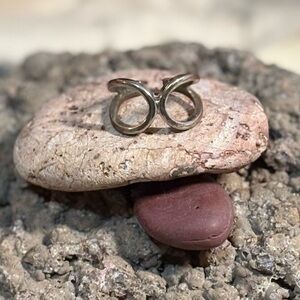 Silver Double Band Ring